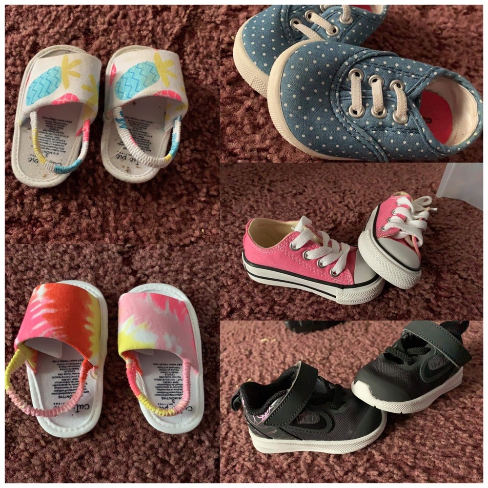 Baby Girl Shoes Lot